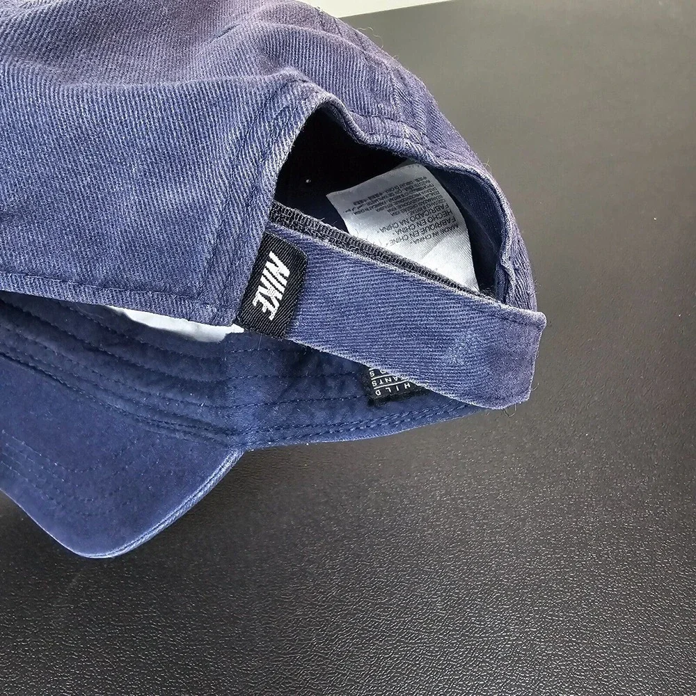 Nike Hat Cap Boys Strap Back Blue Swoosh Logo Casual Performance Sports‎ Youth